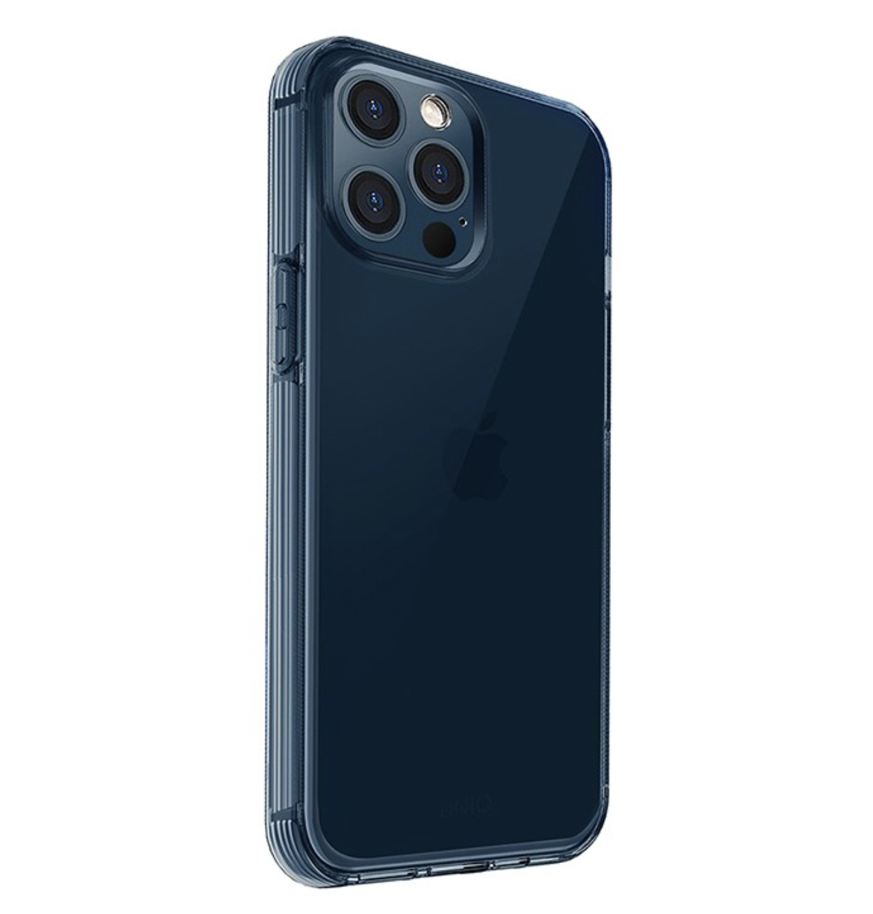 Купить Чехол UNIQ Airfender FlexiClear Bayer TPU Case для iPhone 12 Pro Max  - Blue - СОТОХИТ.РФ +7(499)288-80-22 г.Москва