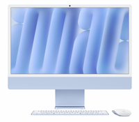 Моноблок Apple iMac 24" (2024) Blue MWUF3 (M4 8C CPU, 8C GPU, 16GB, 256GB SSD)