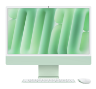 Моноблок Apple iMac 24" (2024) Green MWUE3 (M4 8C CPU, 8C GPU, 16GB, 256GB SSD)